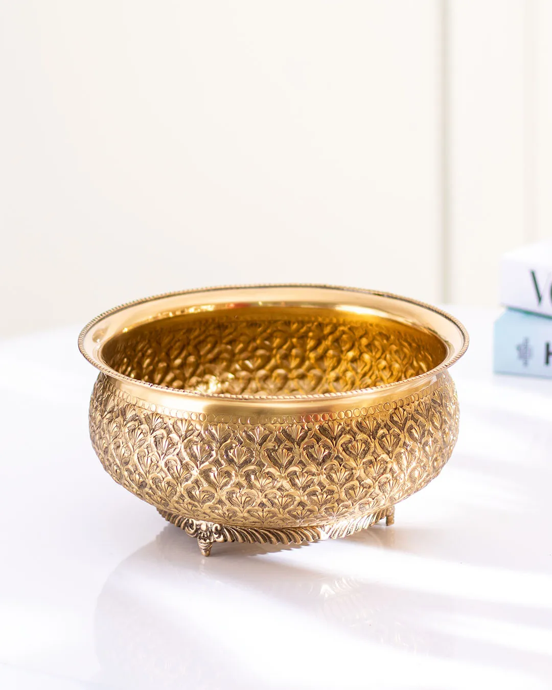 'Embossed' Handcrafted Bowl - 10"
