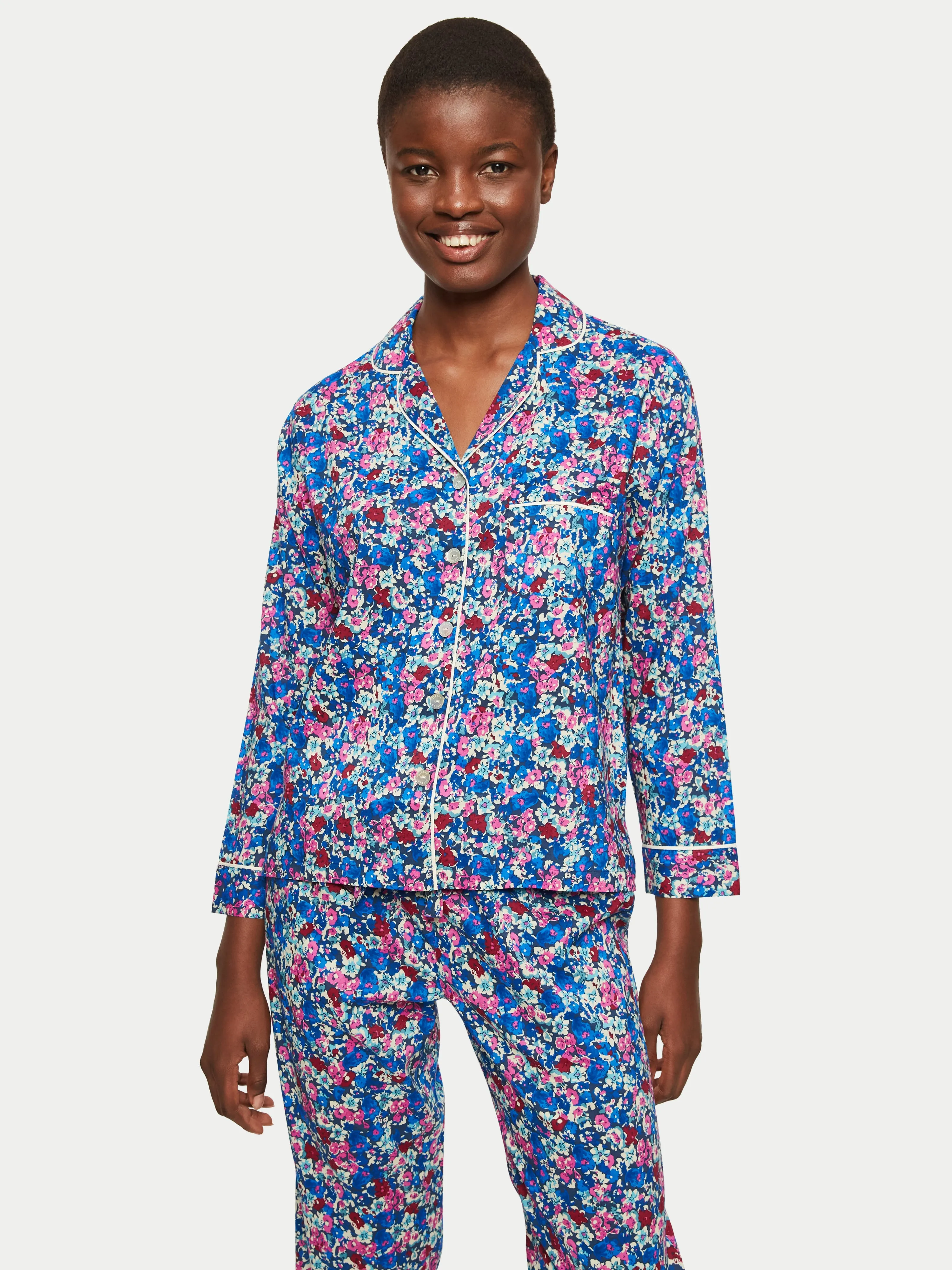 Freesia Ditsy Pyjama | Blue