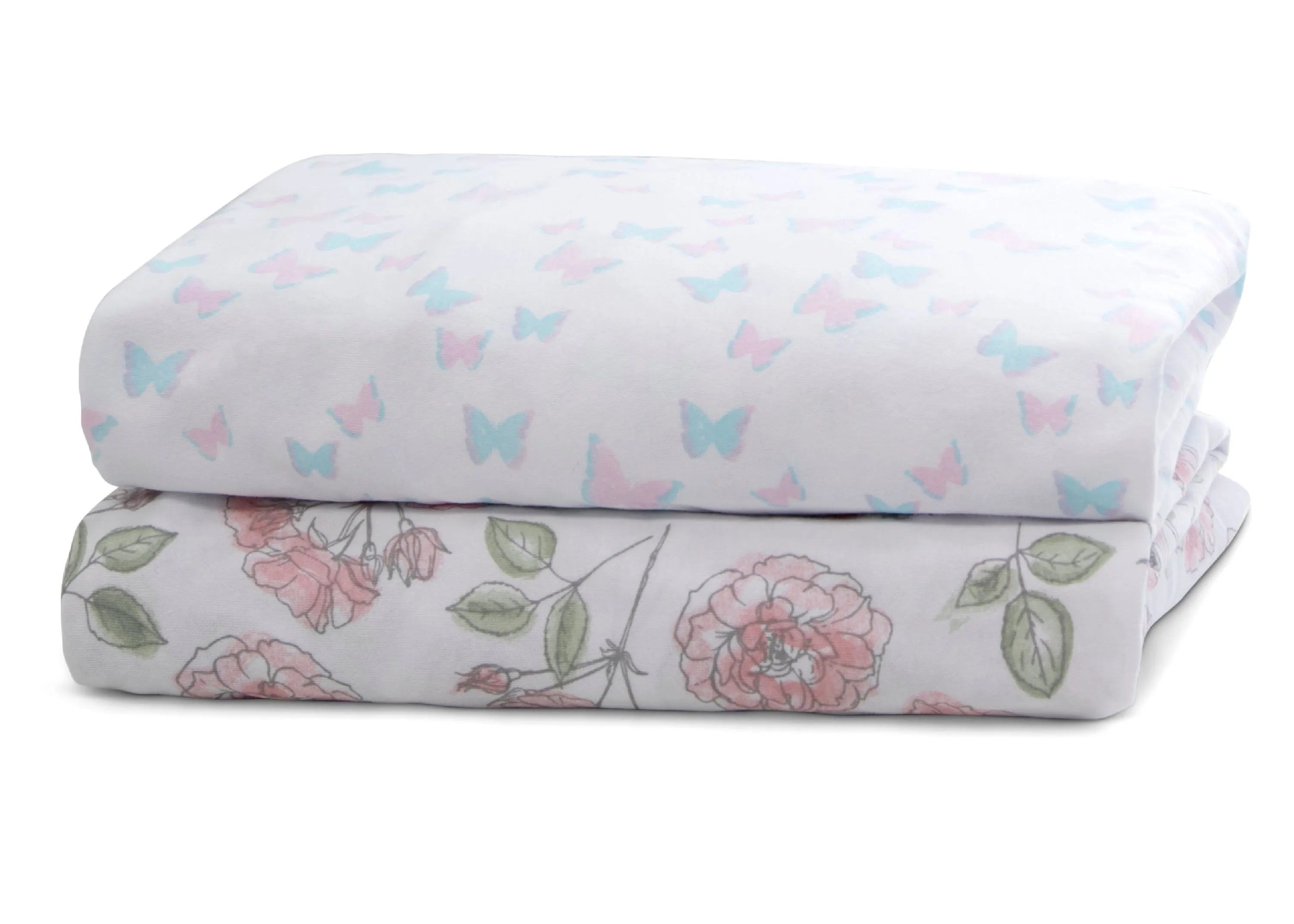 Garden Party Fitted Crib Sheets - 2 Pack