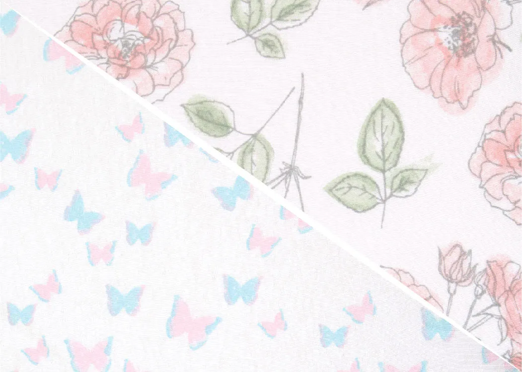 Garden Party Fitted Crib Sheets - 2 Pack