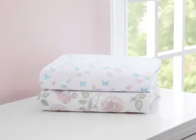 Garden Party Fitted Crib Sheets - 2 Pack