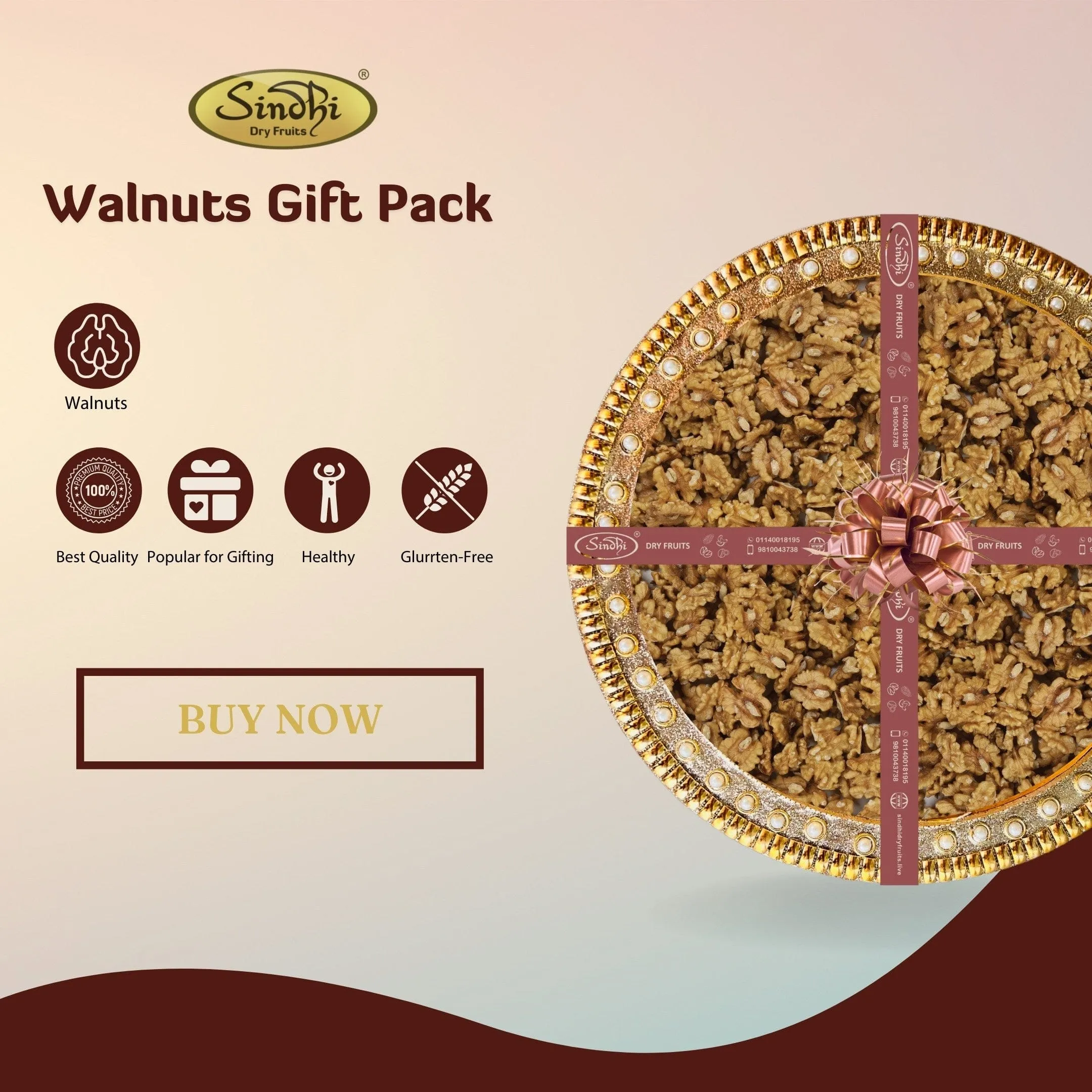 Gift Pack Containing White Walnuts