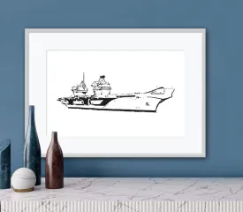 HMS Prince of Wales 04 - R09  - INDIGO ZULU INK