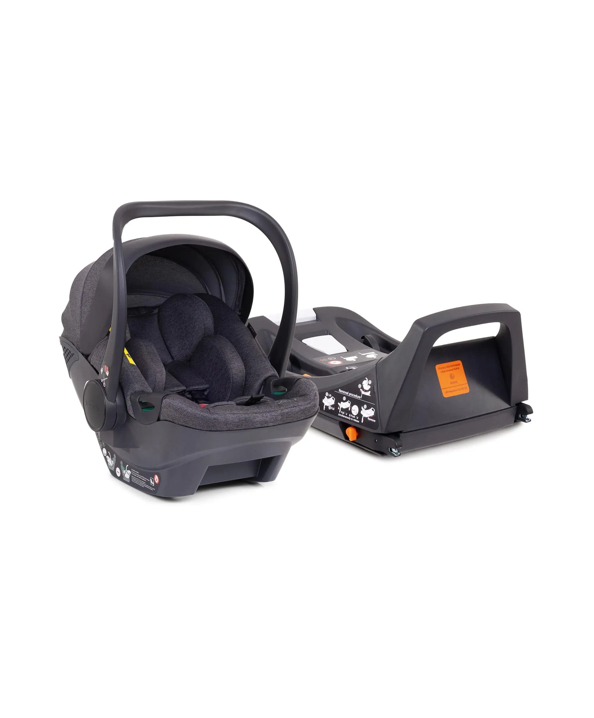 iCandy Peach 7 Complete Pushchair Bundle with Cocoon Car Seat - Biscotti/Black