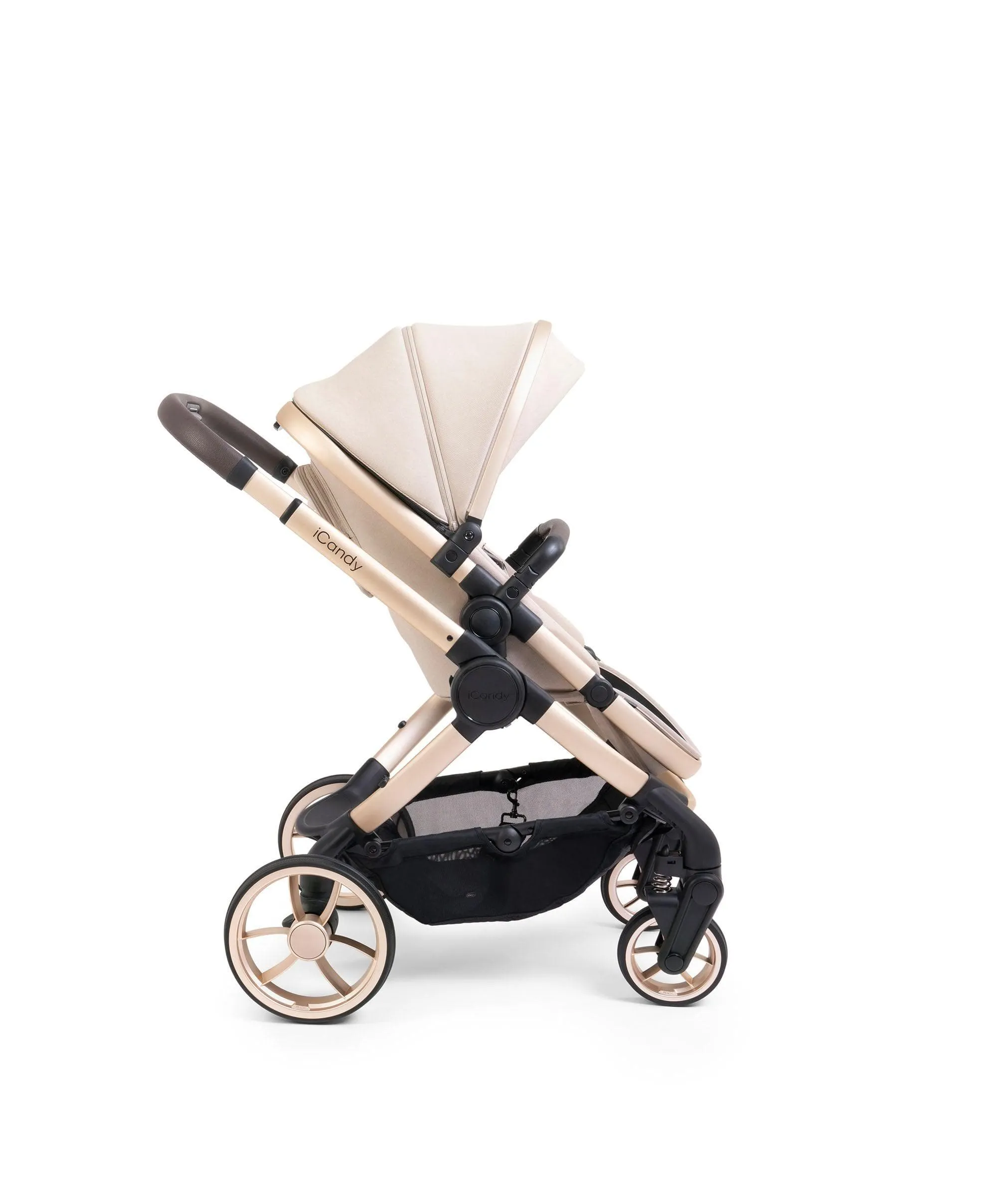 iCandy Peach 7 Complete Pushchair Bundle with Cocoon Car Seat - Biscotti/Black