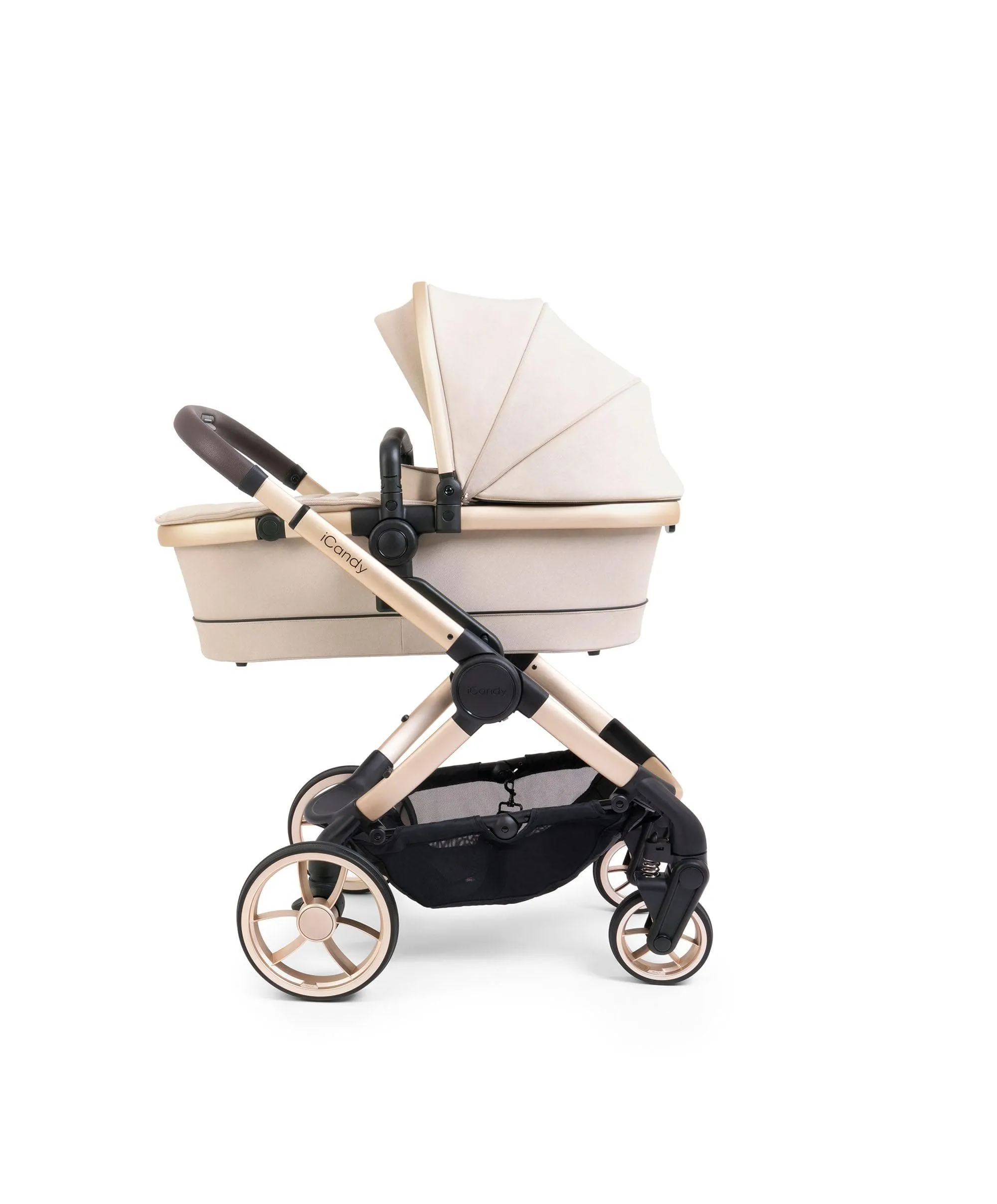 iCandy Peach 7 Complete Pushchair Bundle with Cocoon Car Seat - Biscotti/Black