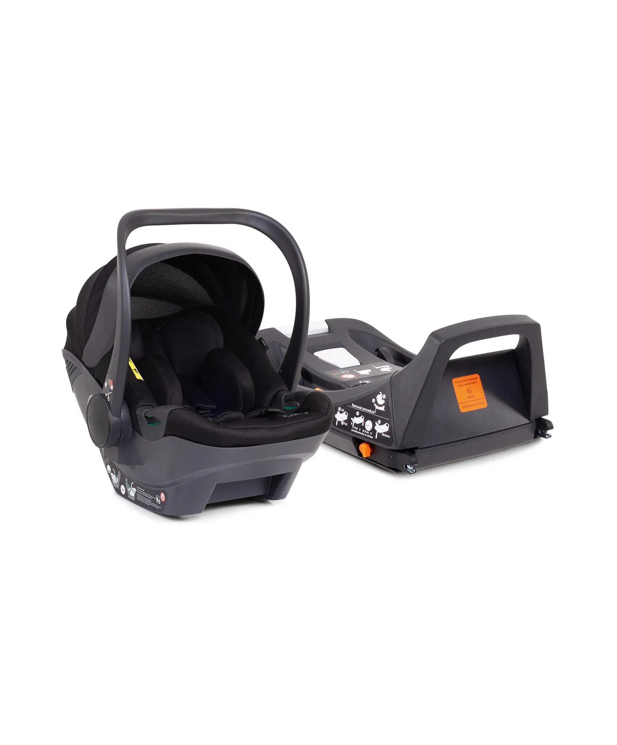 iCandy Peach 7 Complete Pushchair Bundle with Cocoon Car Seat - Black