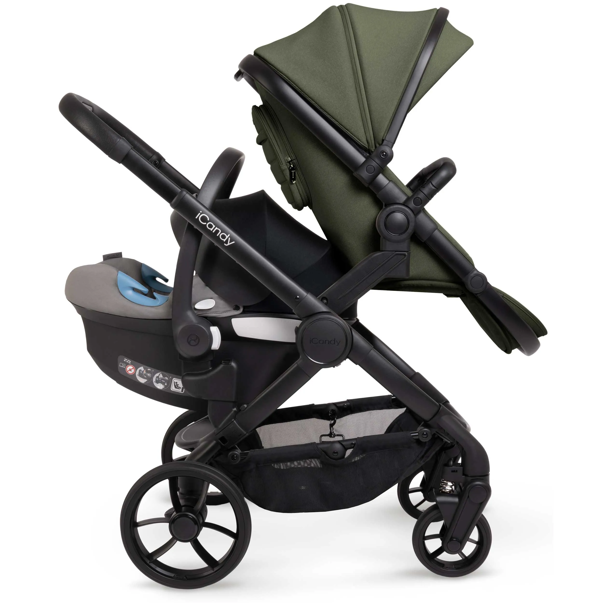 iCandy Peach 7 Twin Cocoon Bundle in Ivy
