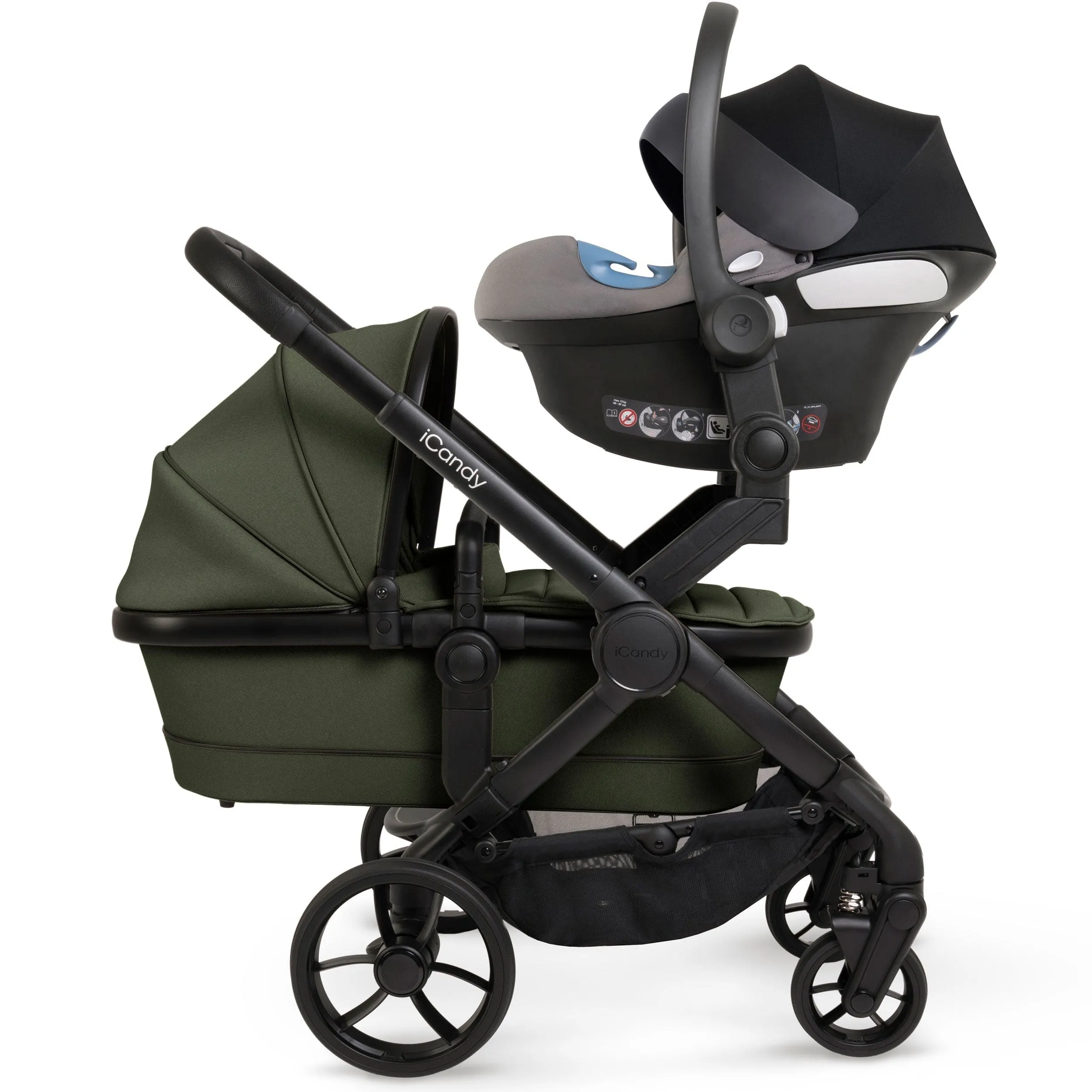 iCandy Peach 7 Twin Cocoon Bundle in Ivy