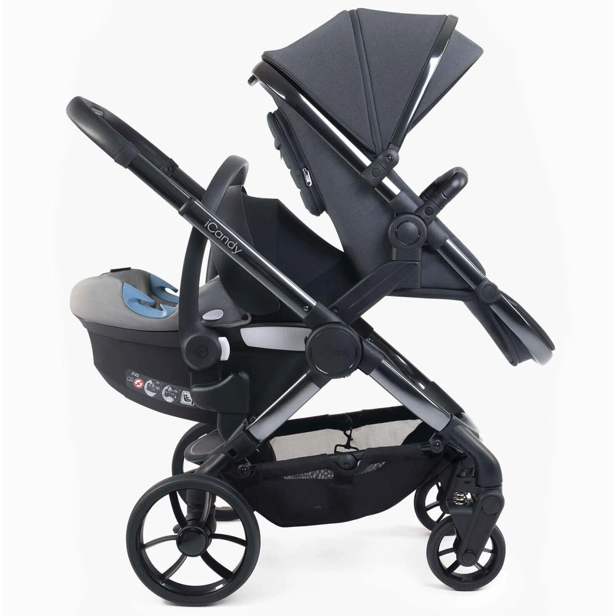 iCandy Peach 7 Twin Cocoon Bundle in Truffle