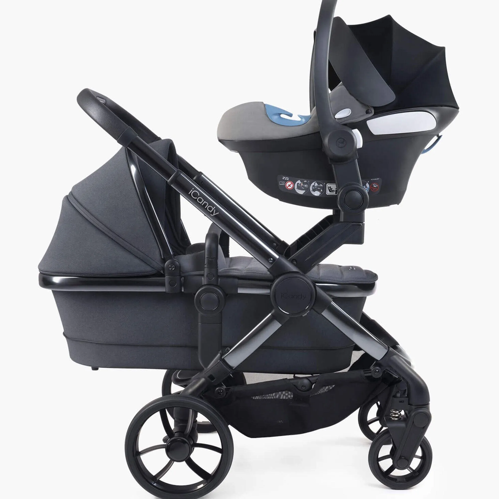 iCandy Peach 7 Twin Cocoon Bundle in Truffle
