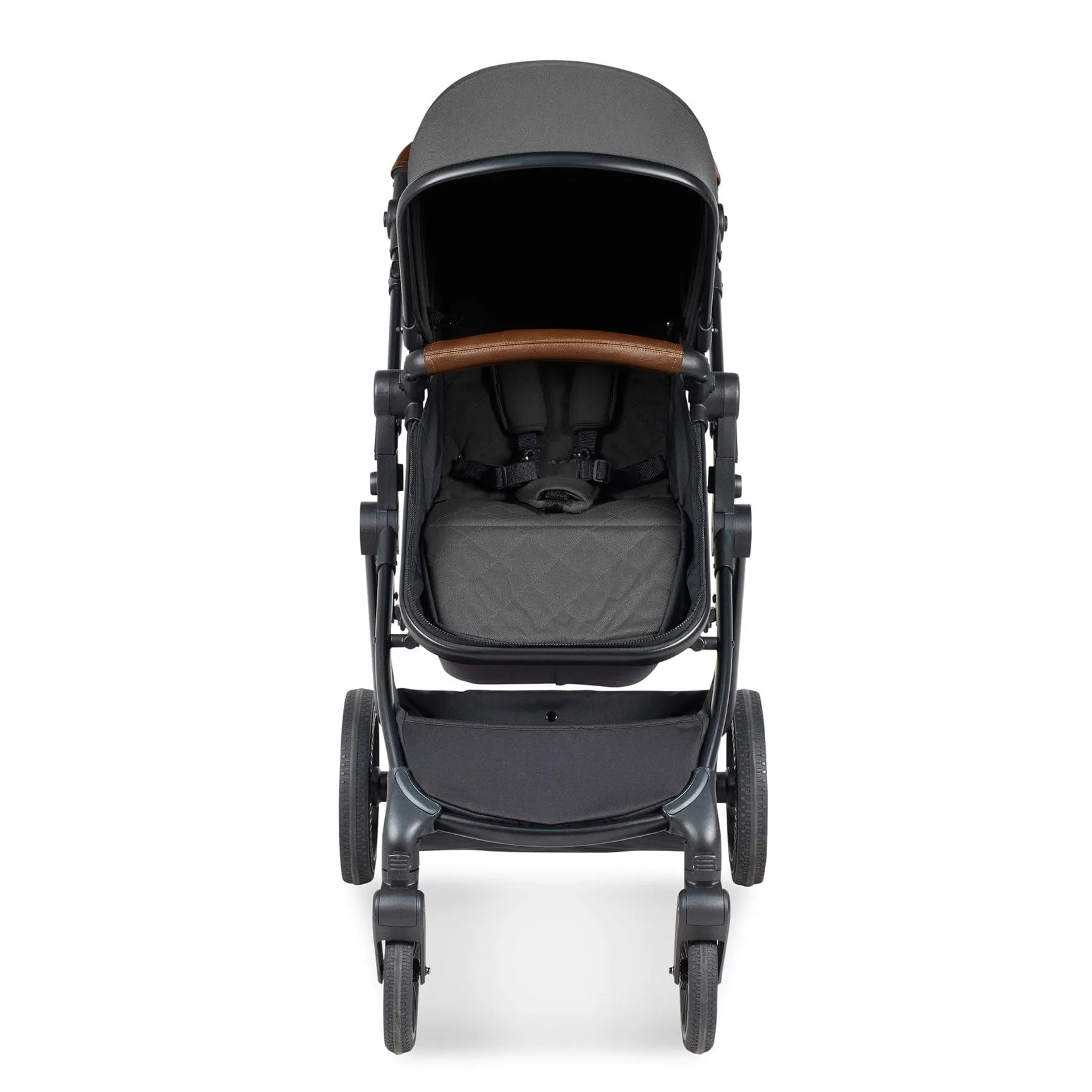 Ickle Bubba Cosmo All-in-One I-Size Travel System with Isofix Base in Black/Graphite Grey