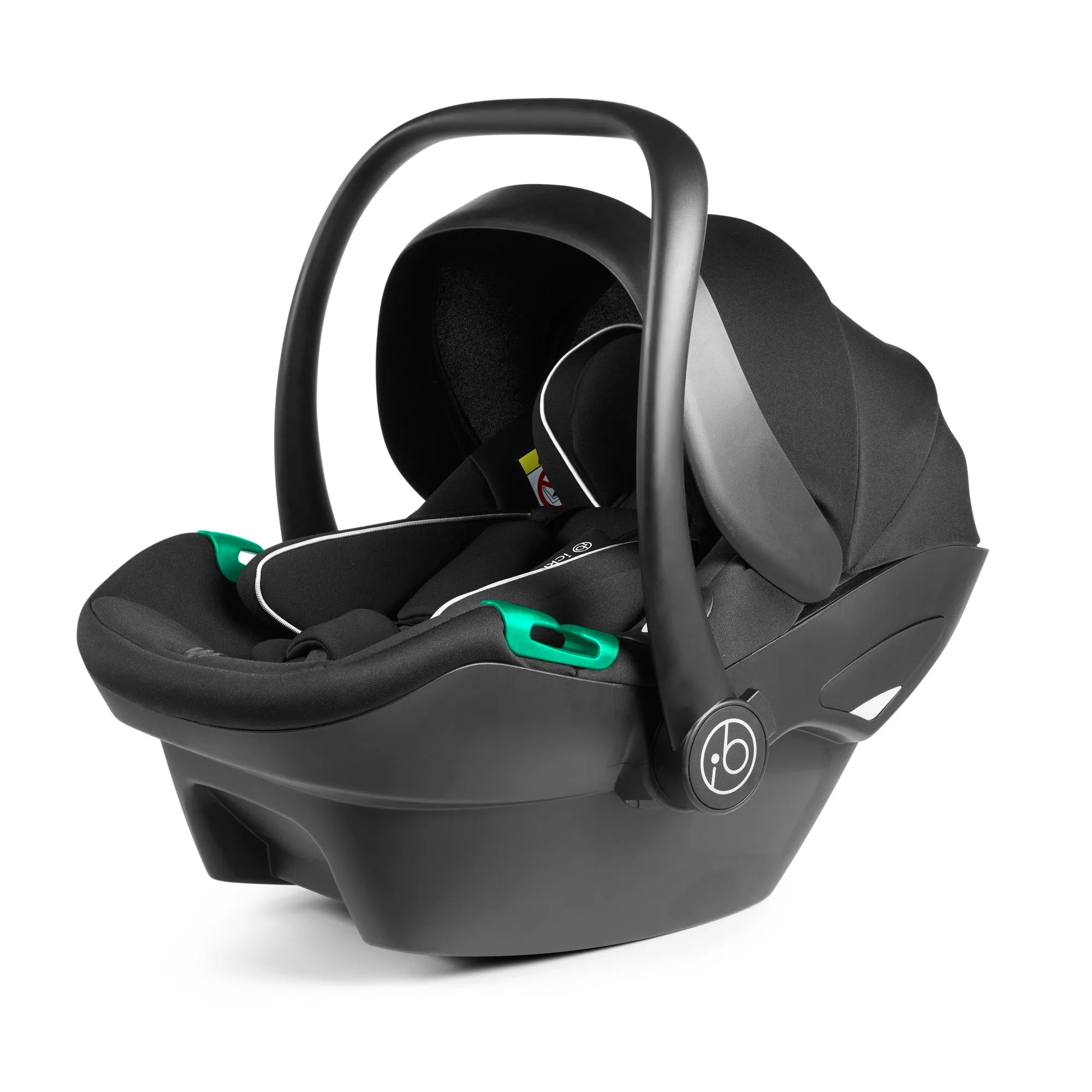 Ickle Bubba Cosmo All-in-One I-Size Travel System With Isofix Base (Stratus) Black