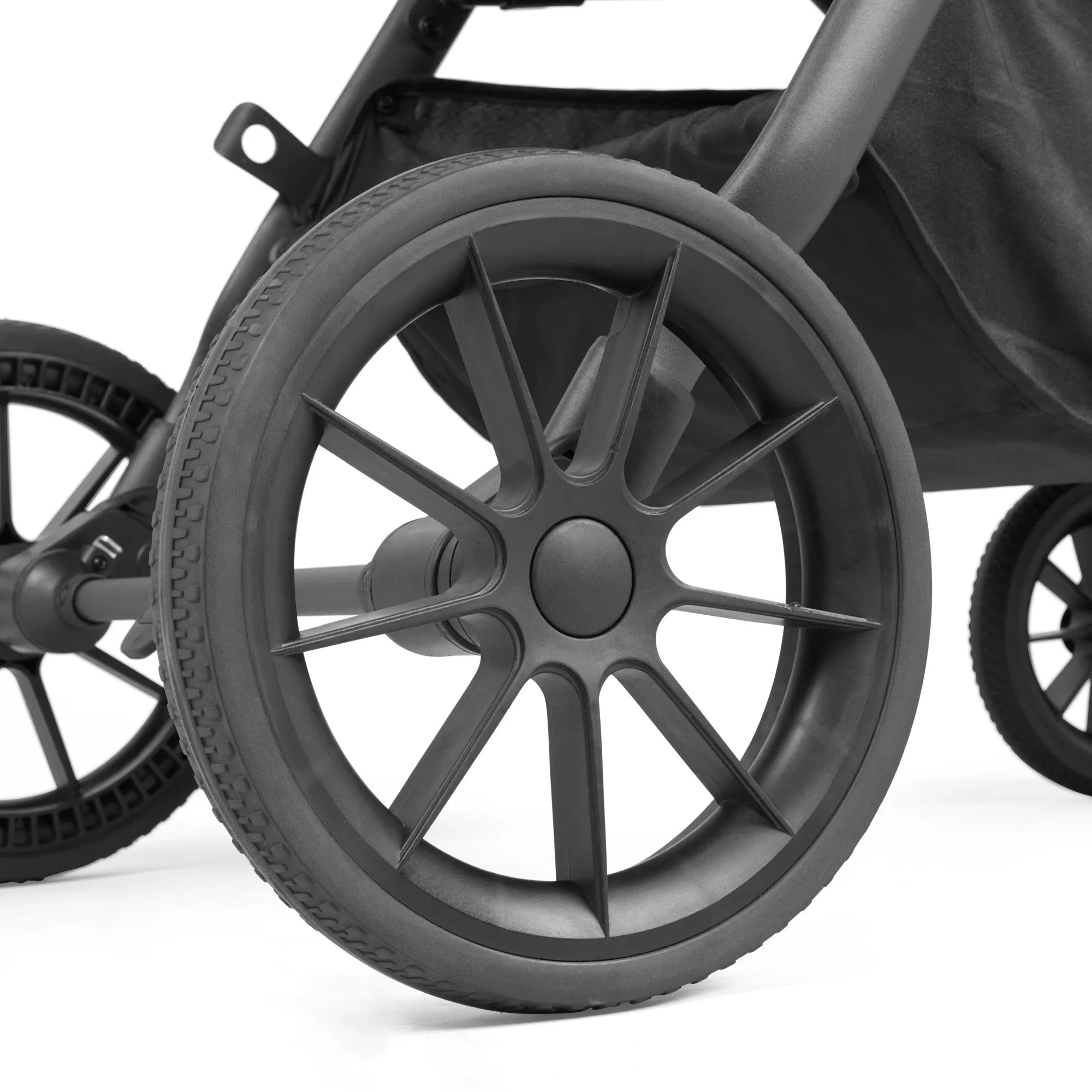 Ickle Bubba Cosmo All-in-One I-Size Travel System With Isofix Base (Stratus) Black