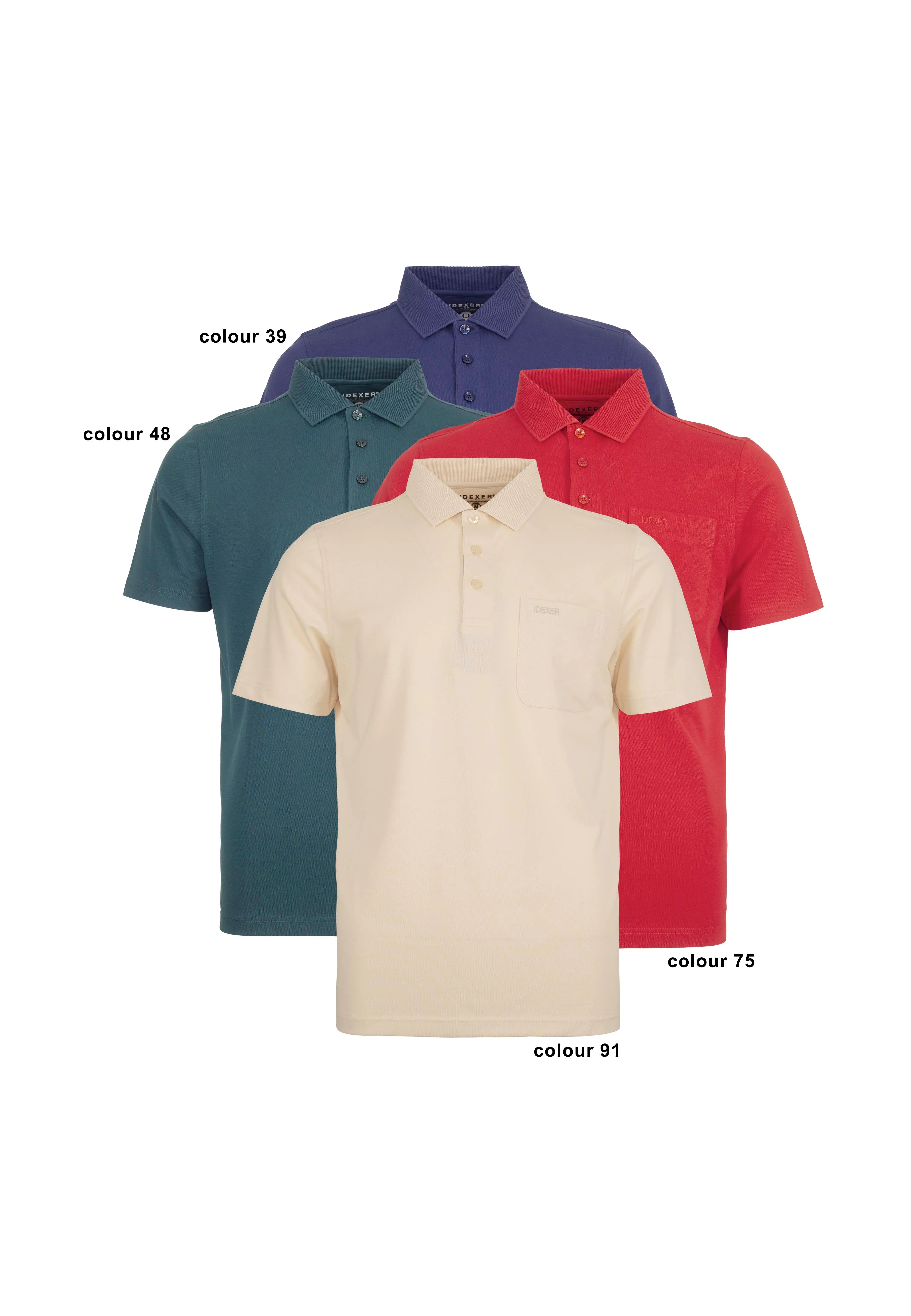 IDEXER MENS POLO T-SHIRT [REGULAR FIT] ID0250/ID0251