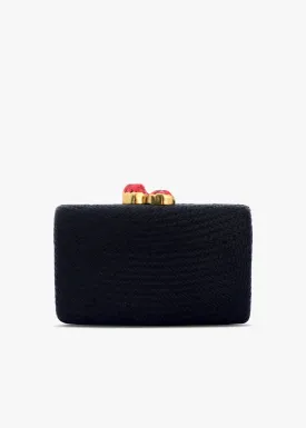 Jen clutch with red stone