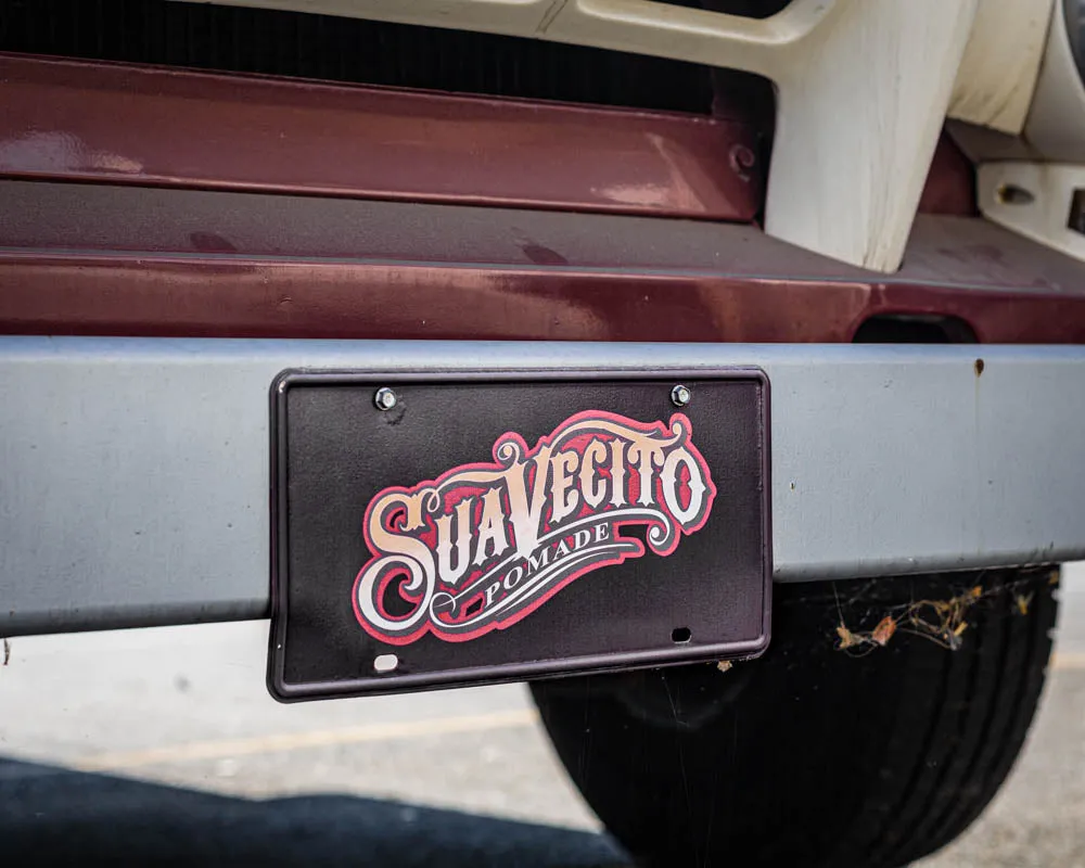 License Plate - Embossed OG Script