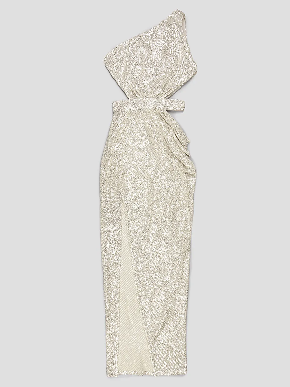 LIYA Cut Out Sequins Dress