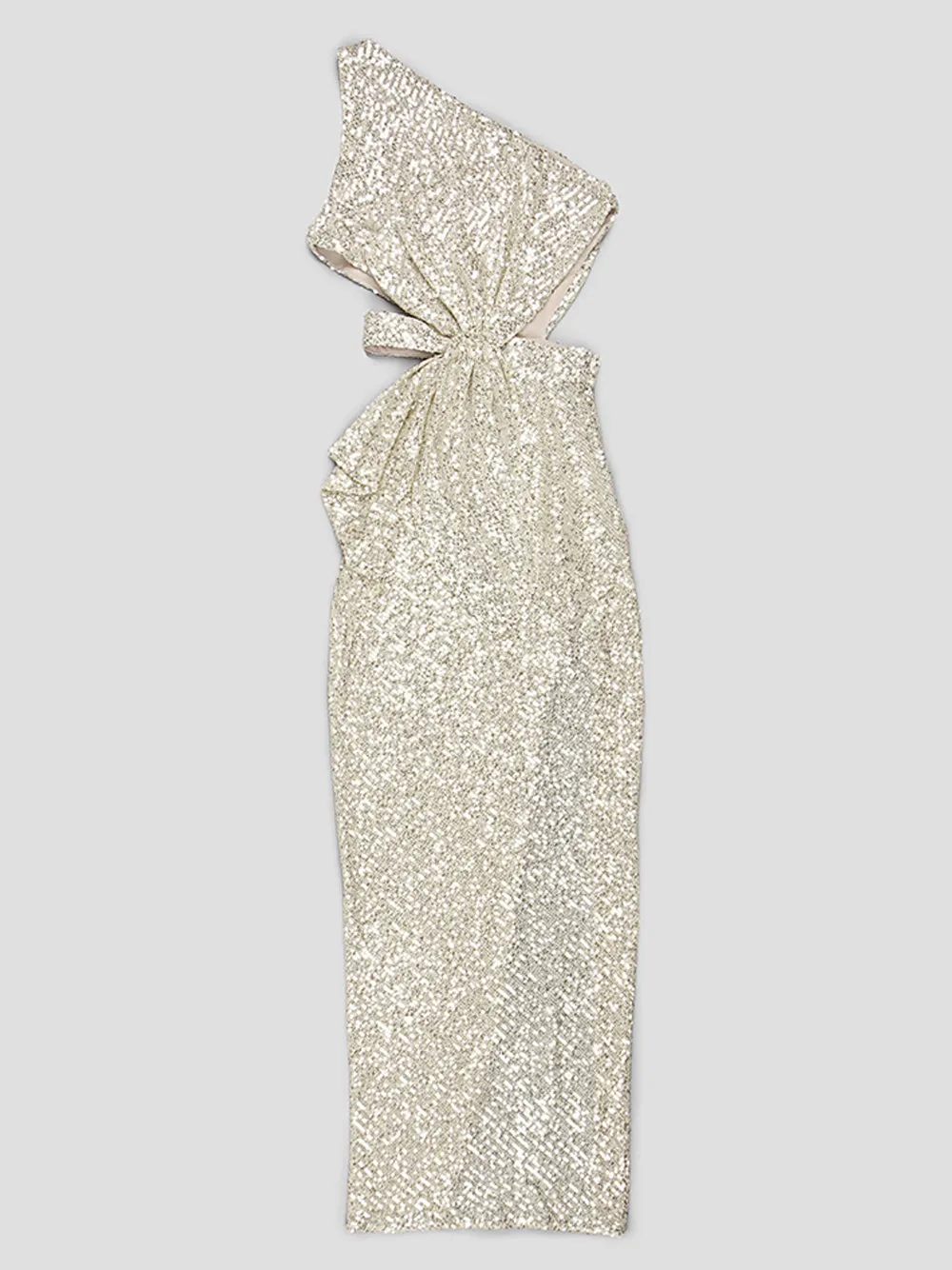 LIYA Cut Out Sequins Dress