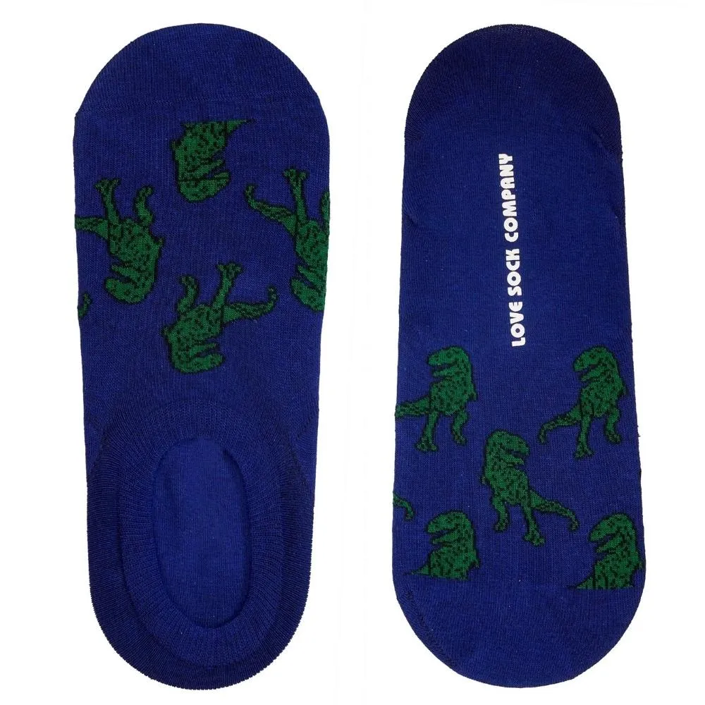 Love Sock Company 3 Pairs Colorful Funky No-Show Socks Bundle 1 (Unisex)