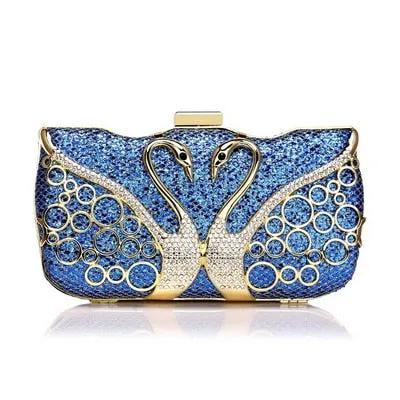 Luxury Women Evening Metal Clutch