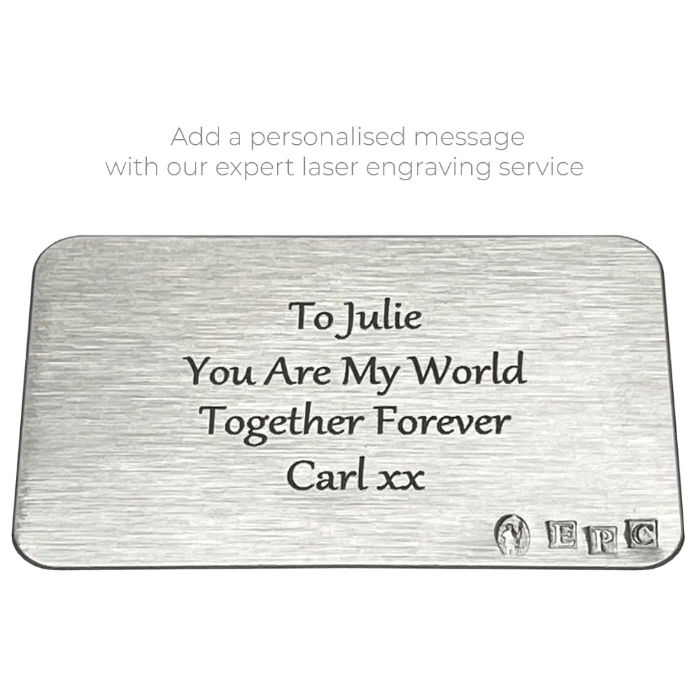 Mothers Day Gift I Love You Mum Sentimental Metal Wallet or Purse Keepsake Card Gift- Cute Gift Set From Daughter Son For Women
