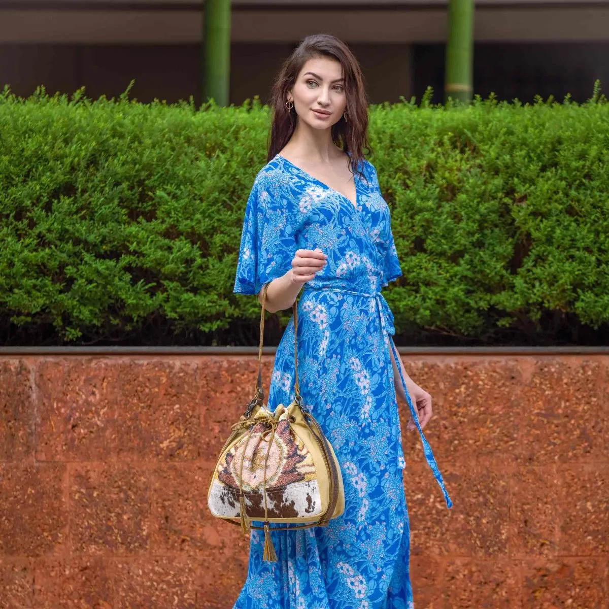Myra Bag Convertible Cinch Convertible Bucket Bag