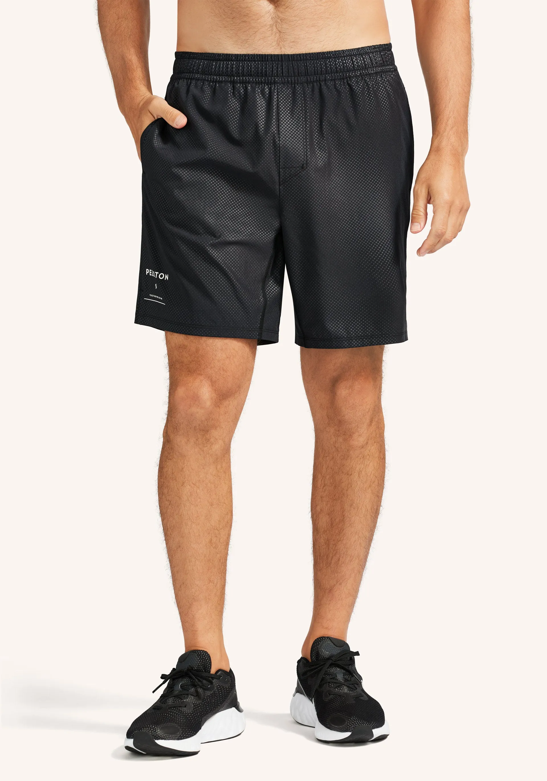 Output 8" Lined Embossed Turin Short