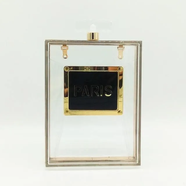 Paris-Women Clutches Purse Perfume Bottle