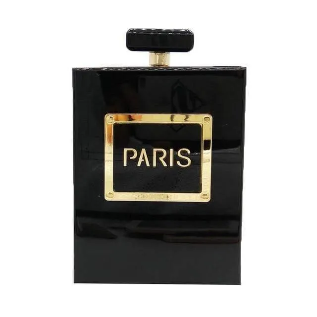 Paris-Women Clutches Purse Perfume Bottle