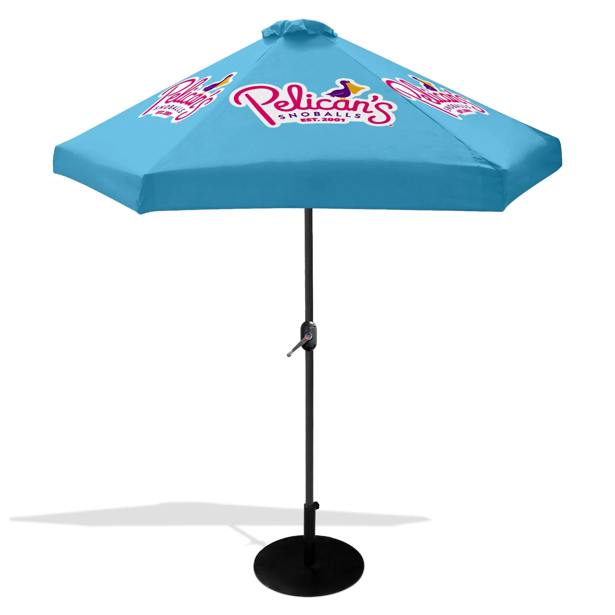 Pelican's Snoballs Large Market Umbrella (6-Panel)