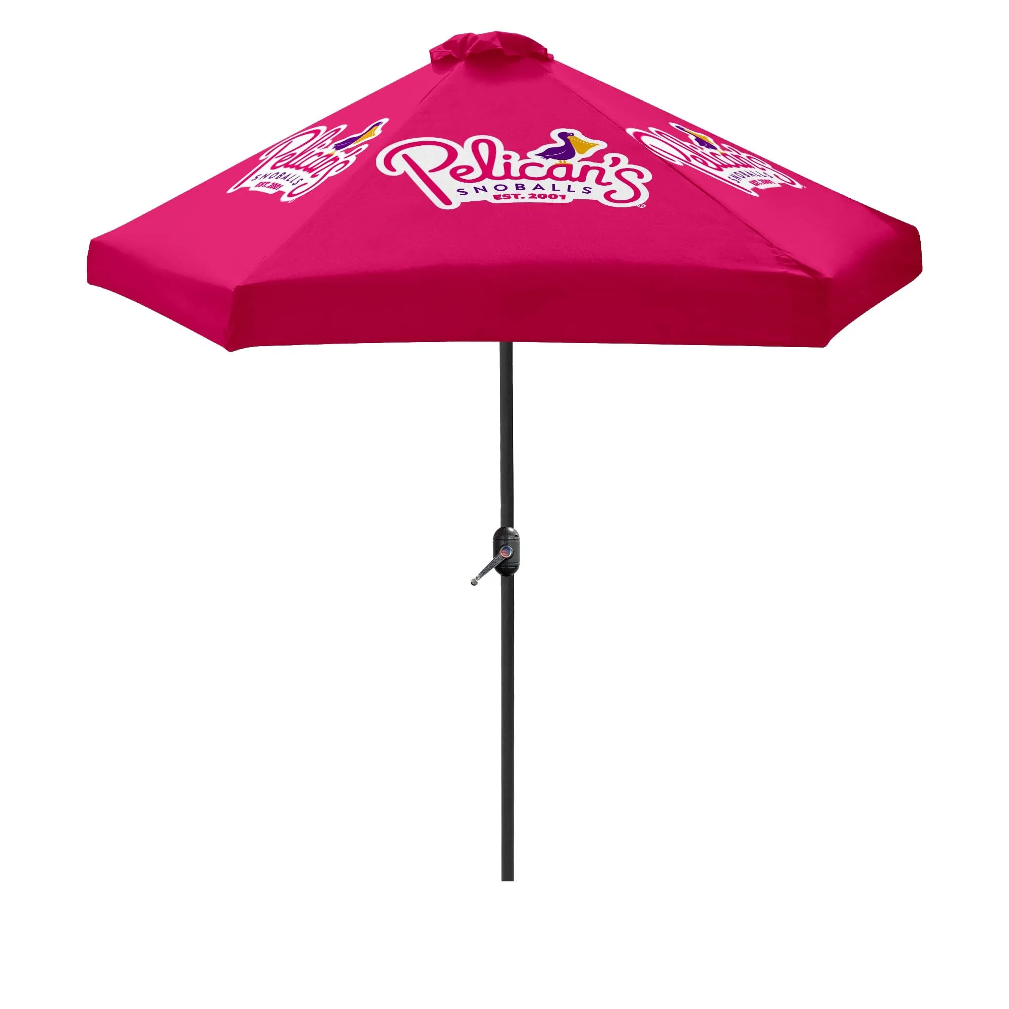 Pelican's Snoballs Large Market Umbrella (6-Panel)