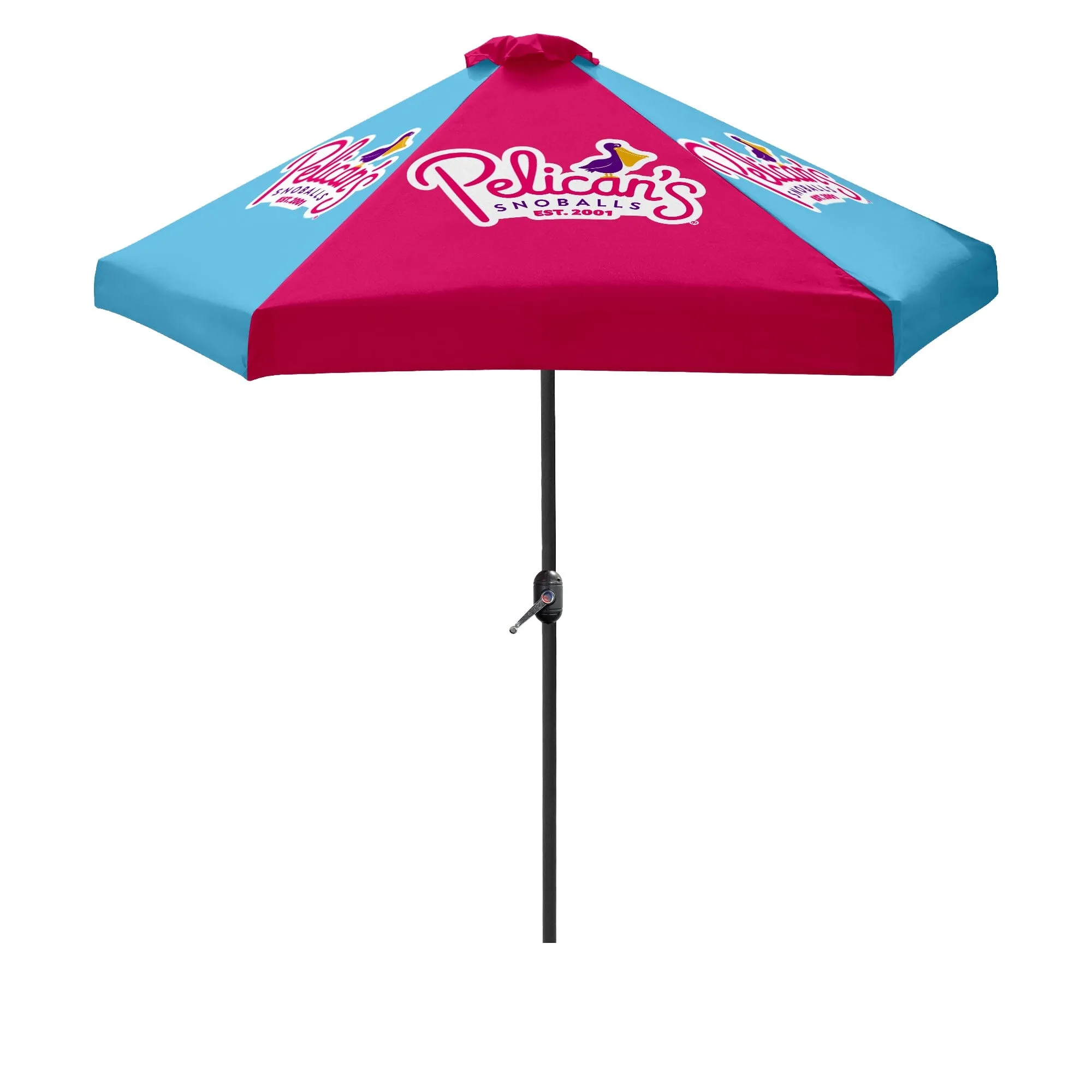 Pelican's Snoballs Large Market Umbrella (6-Panel)
