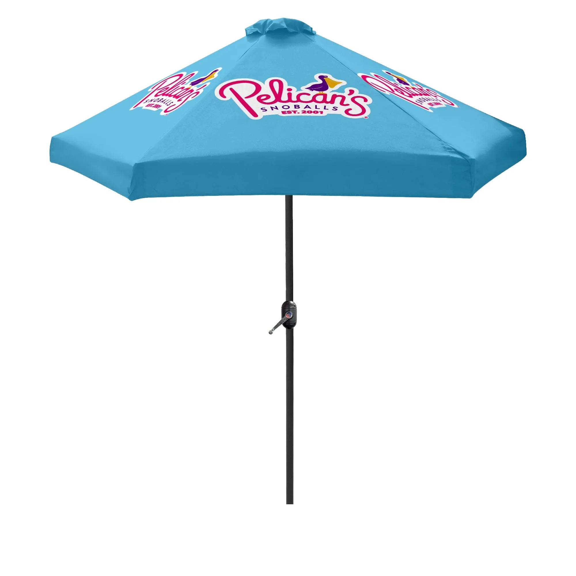 Pelican's Snoballs Large Market Umbrella (6-Panel)