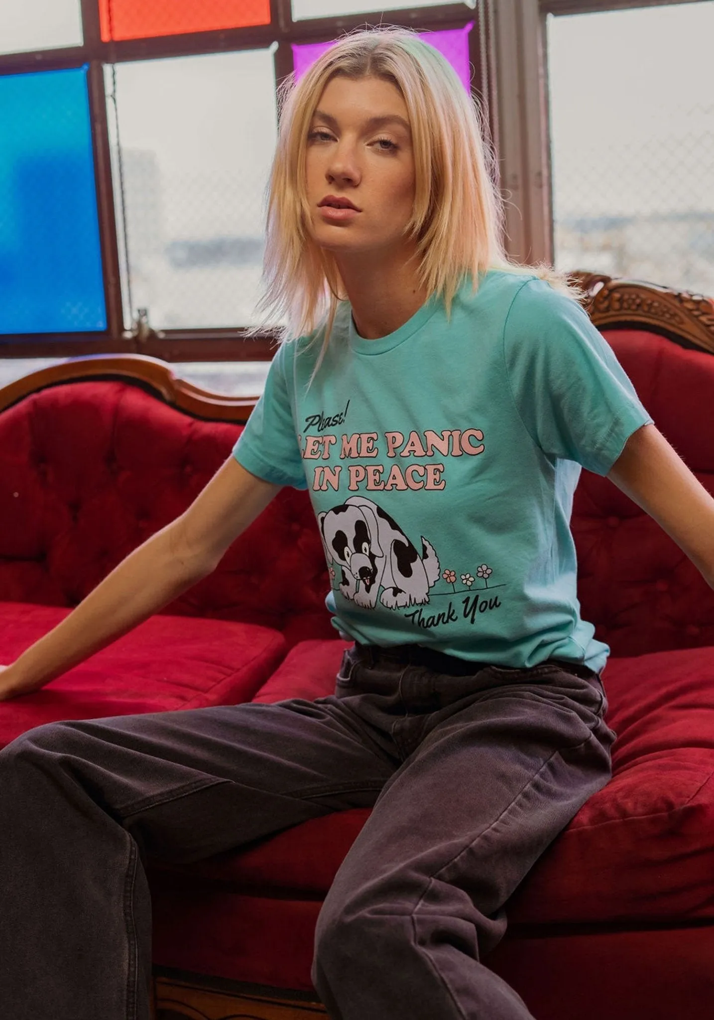 Please Let Me Panic Tee