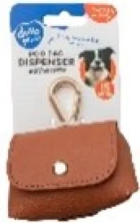 POO BAG DISPENSER LEATHERETTE 6.5x8.5x9cm