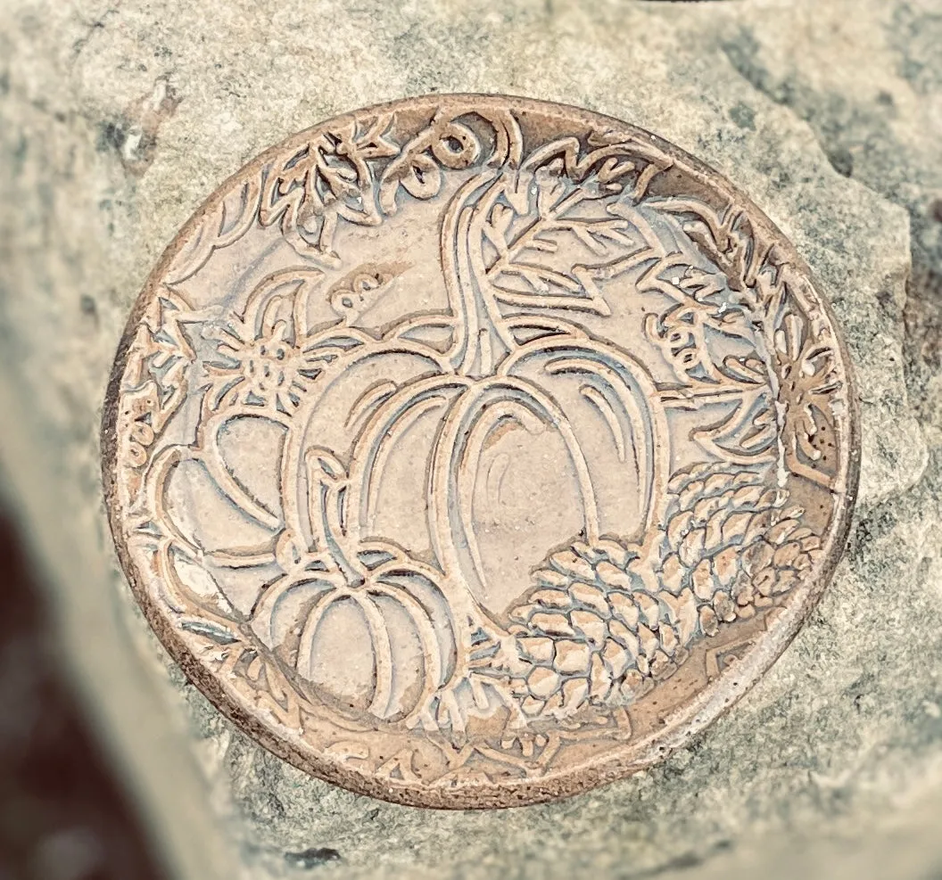 pumpkin coaster/ring jewelry holder