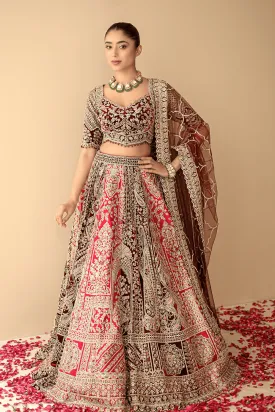 Red Lehenga
