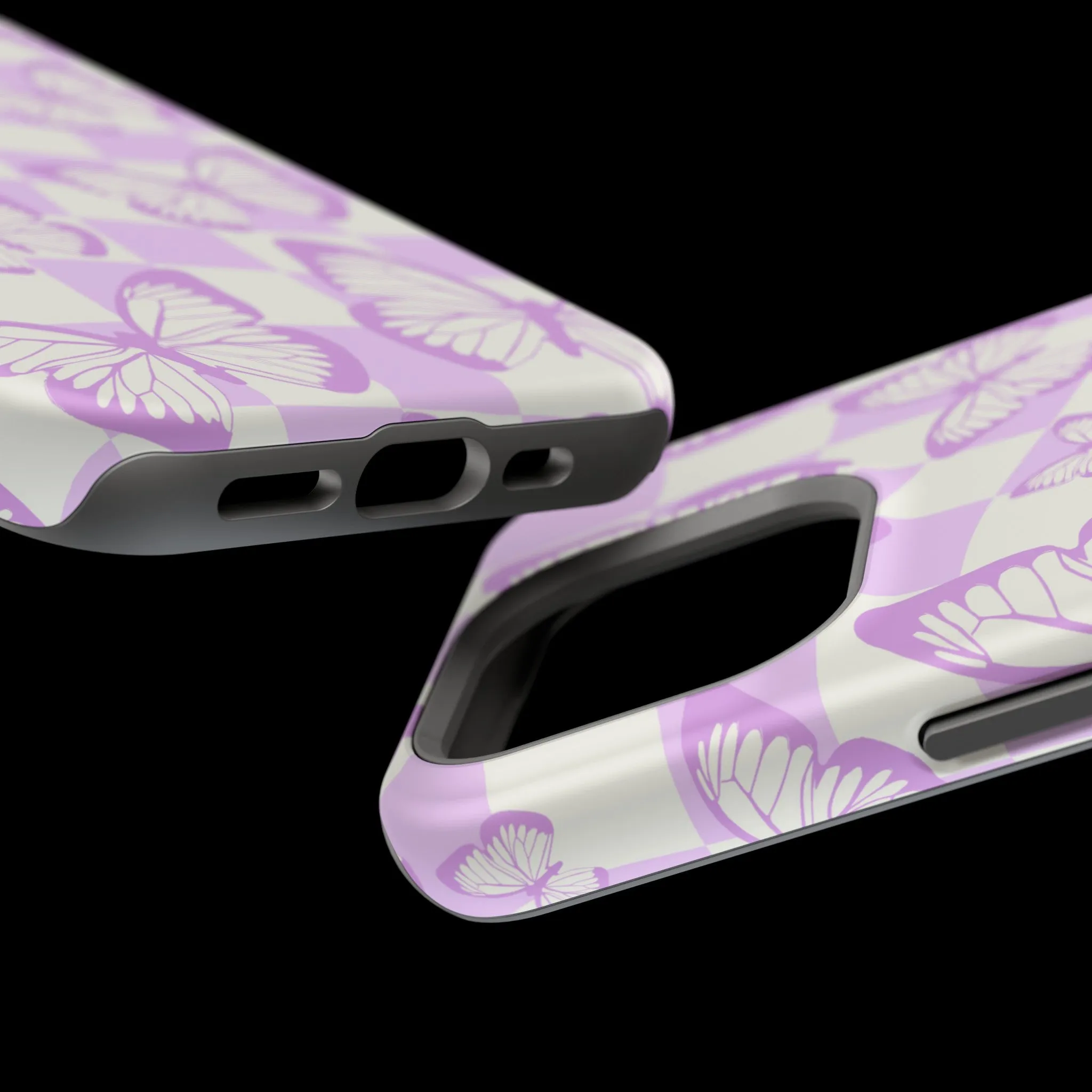 Retro Butterflies | Retro Purple Case