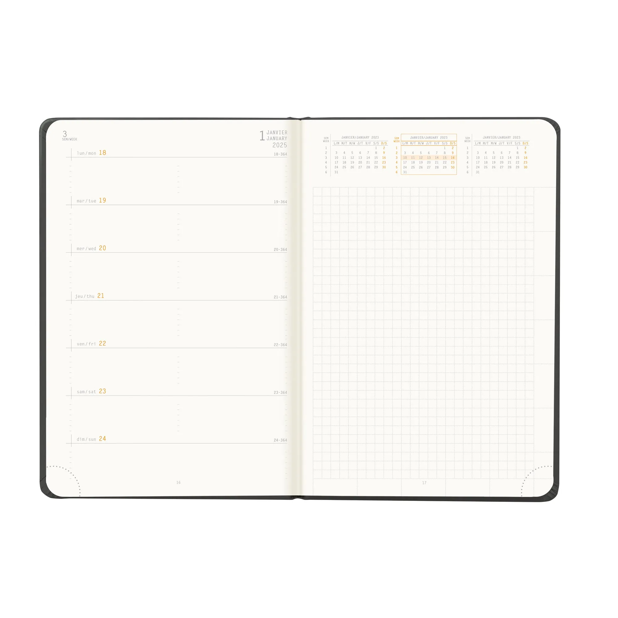 Rhodia Webplanner A6 Weekly Planner 2025