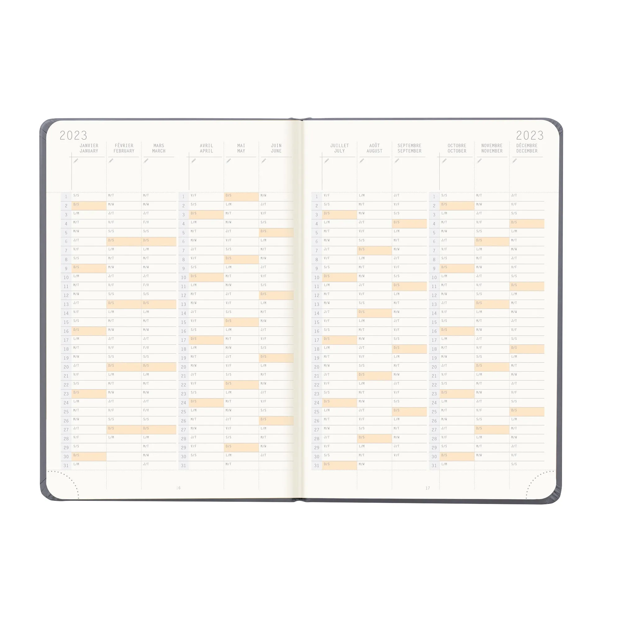 Rhodia Webplanner A6 Weekly Planner 2025
