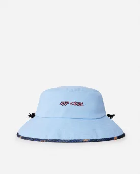 Rip Curl Kid's Combo Mid Brim Hat Blue Lagoon 1DEBHE-3038