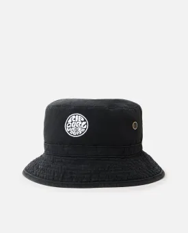 Rip Curl Men's Wetty Icon Bucket Hat Black 1G9MHE-0090