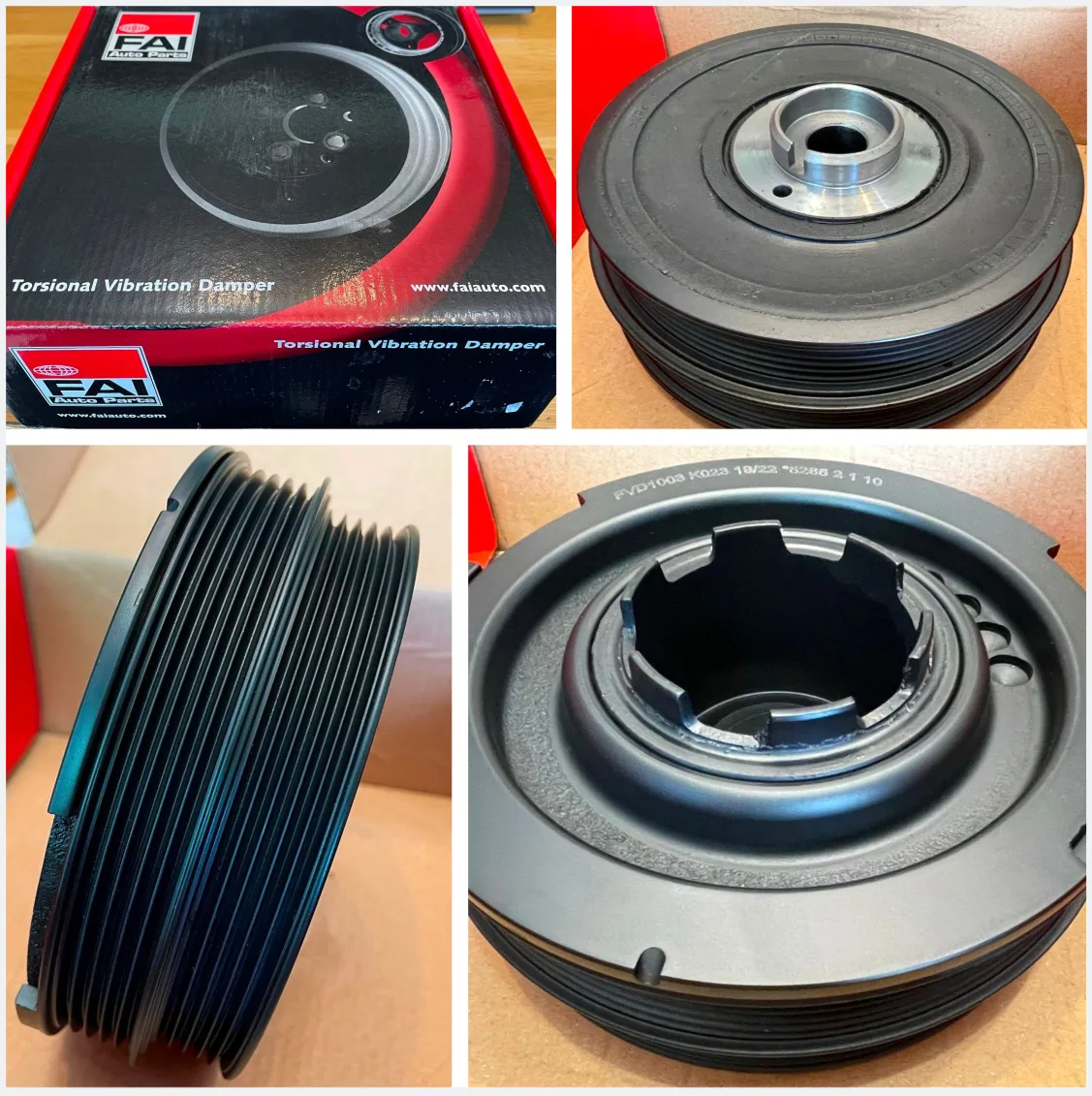 Rover 75 / MG ZT CDT/CDTi Crankshaft Pulley / Damper LHG100750 - OEM-Q / Corteco