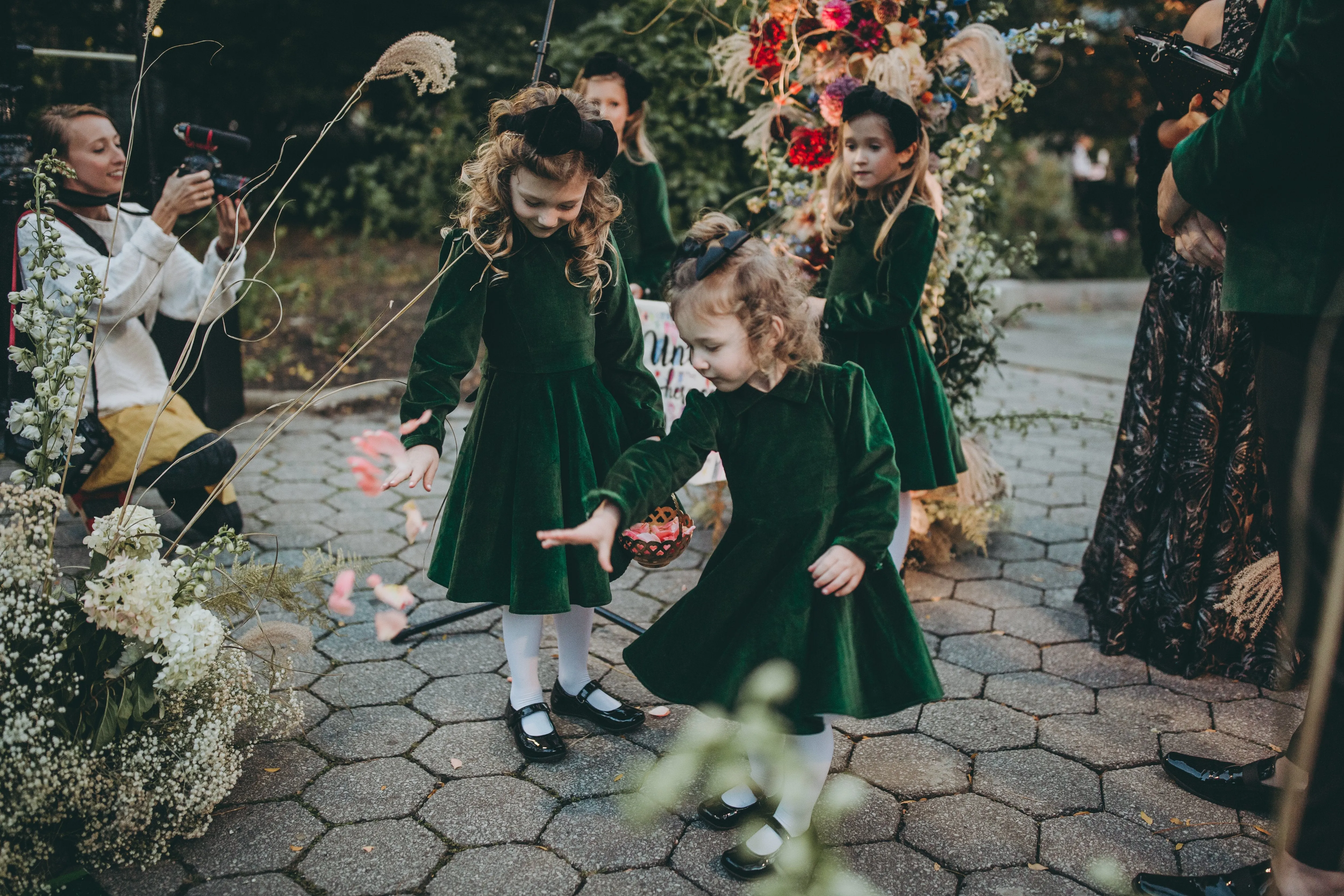 Royal Gatherings in Green Velvet