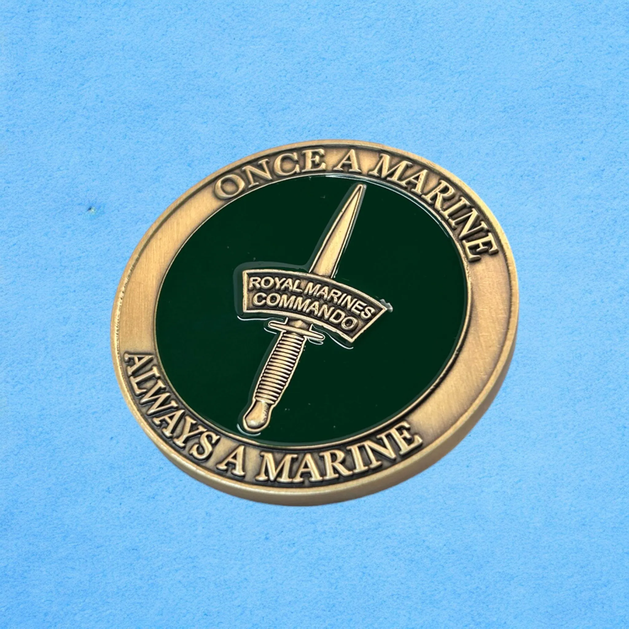 Royal Marines Enamelled Coin