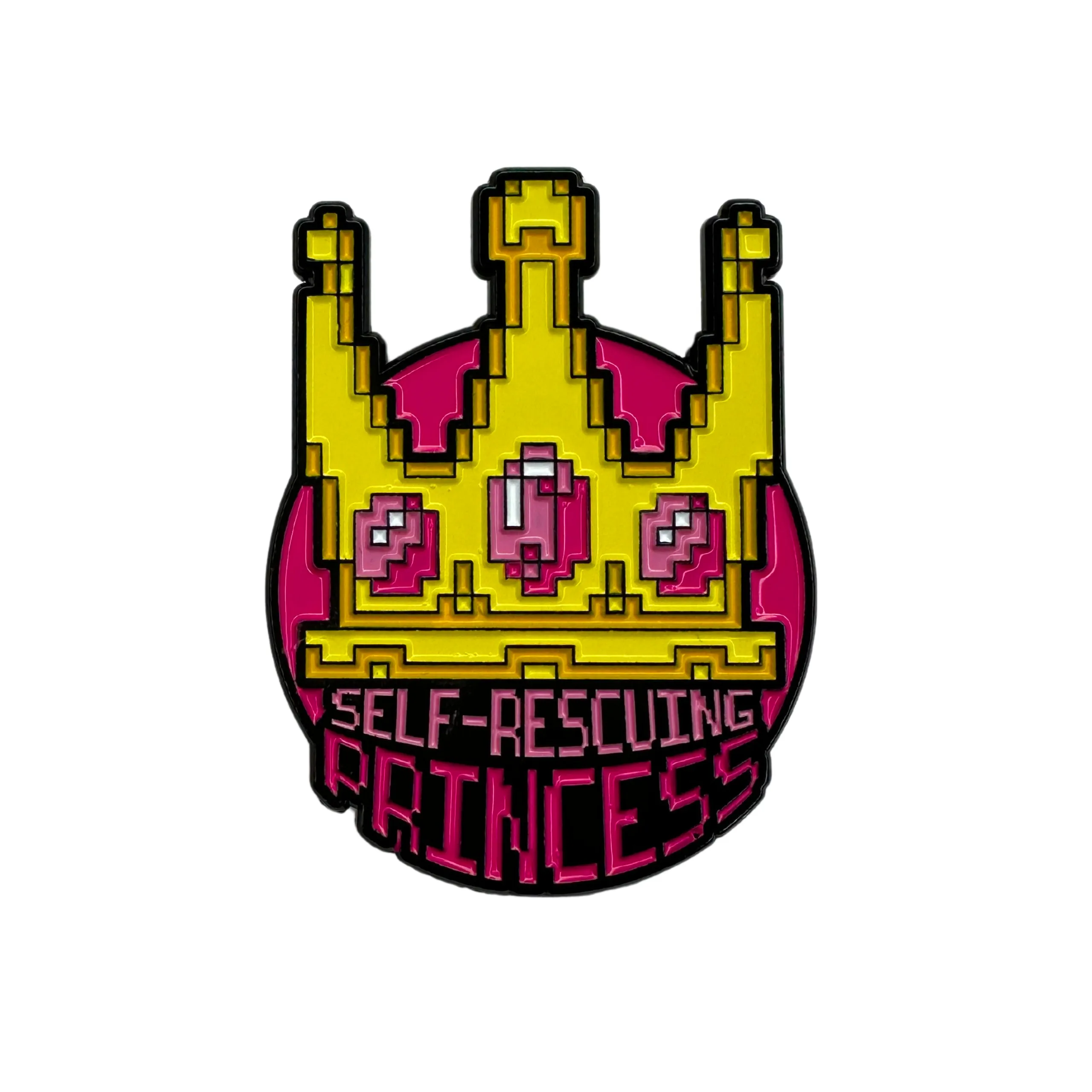 Self-Rescuing Princess Enamel Pin