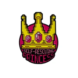 Self-Rescuing Princess Enamel Pin