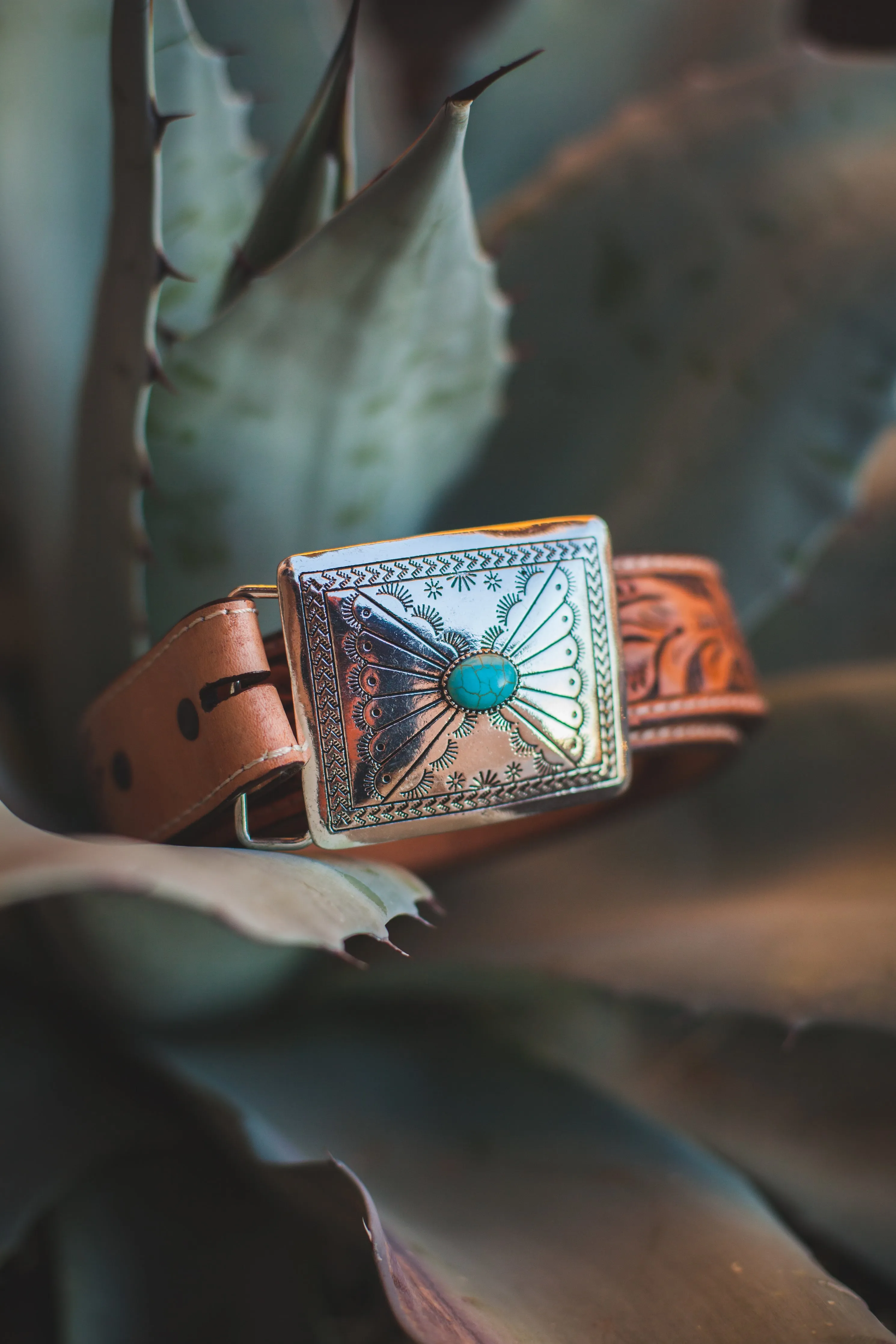 Small Silver Rectangle Buckle