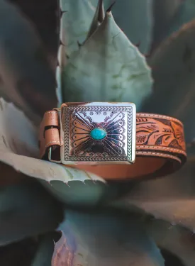 Small Silver Rectangle Buckle